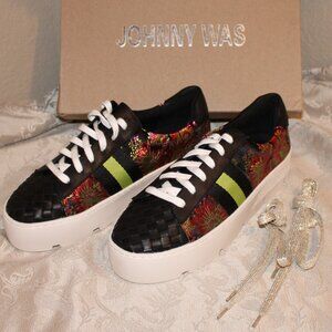 Johnny Was - Downtown Jaquard Sneaker - Size 9